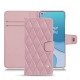 Funda de piel OnePlus 8T - Rose - Couture ( Nappa - Pantone 2365C ) 
