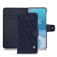 OnePlus 8T leather case - Cobalt - Couture ( Pantone 2766C ) 