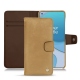Capa em pele OnePlus 8T - Sable vintage ( Roughtcut - Gaucho#57254 ) 