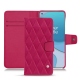OnePlus 8T leather case - Rose fluo - Couture