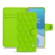 Custodia in pelle OnePlus 8T - Vert fluo - Couture