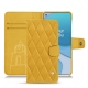 Capa em pele OnePlus 8T - Jaune soulèu - Couture