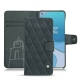 Capa em pele OnePlus 8T - Blu marino - Couture