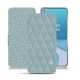 Lederschutzhülle OnePlus 8T - Bleu ciel - Couture ( Nappa - Pantone 277C ) 