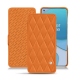 가죽 커버 OnePlus 8T - Orange - Couture ( Nappa - Pantone 1495U ) 