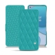 OnePlus 8T leather case - Bleu fluo - Couture