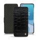 OnePlus 8T leather case - Crocodile nero