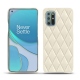 レザーケース OnePlus 8T - Blanc - Couture ( Bologna - White ) 