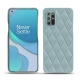 Lederschutzhülle OnePlus 8T - Bleu ciel - Couture ( Nappa - Pantone 277C ) 