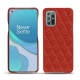 Funda de piel OnePlus 8T - Papaye - Couture ( Pantone 180C ) 