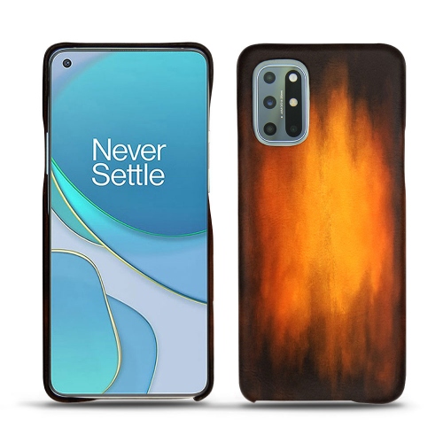 Rückenschale aus Leder für Ihren OnePlus 8TFauve Patine