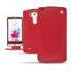 Funda de piel LG G3  - Rouge ( Nappa - Pantone 199C ) 