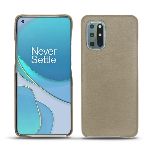 Coque arrière en cuir pour votre OnePlus 8TDarboun sabla ( Pantone #BCB1A1 )