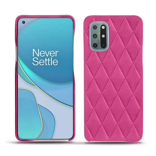 OnePlus 8T的真皮后壳Rose BB - Couture ( Pantone #DB599F )