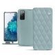 Capa em pele Samsung Galaxy S20 FE - Bleu ciel - Couture ( Nappa - Pantone 277C ) 