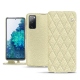 Funda de piel Samsung Galaxy S20 FE - Ivoire - Couture ( Sleek P C12 - White ) 