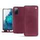 Capa em pele Samsung Galaxy S20 FE - Prune vintage ( Pantone 512C ) 