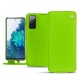 Custodia in pelle Samsung Galaxy S20 FE - Vert fluo