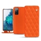Custodia in pelle Samsung Galaxy S20 FE - Orange fluo - Couture