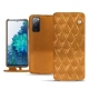 Housse cuir Samsung Galaxy S20 FE - Or Maïa - Couture