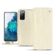 Housse cuir Samsung Galaxy S20 FE - Crocodile milk