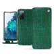Funda de piel Samsung Galaxy S20 FE - Crocodile pino