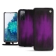 Samsung Galaxy S20 FE leather case - Violet Patine