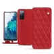 Capa em pele Samsung Galaxy S20 FE - Rouge troupelenc - Couture