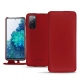 Capa em pele Samsung Galaxy S20 FE - Rouge PU