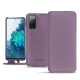 Lederschutzhülle Samsung Galaxy S20 FE - Lilas PU