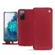 Housse cuir Samsung Galaxy S20 FE - Rouge passion