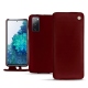 Samsung Galaxy S20 FE leather case - Rouge Veggie