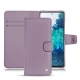 Capa em pele Samsung Galaxy S20 FE - Lilas ( Nappa - Pantone 2645U ) 