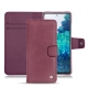 Samsung Galaxy S20 FE leather case - Prune vintage ( Pantone 512C ) 