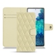 Lederschutzhülle Samsung Galaxy S20 FE - Beige - Couture ( Nappa - Pantone 7502C ) 