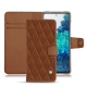 Capa em pele Samsung Galaxy S20 FE - Marron - Couture ( Nappa - Pantone 1615C ) 