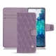Capa em pele Samsung Galaxy S20 FE - Lilas - Couture ( Nappa - Pantone 2645U ) 