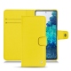 Capa em pele Samsung Galaxy S20 FE - Jaune fluo