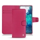 Capa em pele Samsung Galaxy S20 FE - Rose fluo