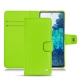 Housse cuir Samsung Galaxy S20 FE - Vert fluo