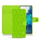 Housse cuir Samsung Galaxy S20 FE - Vert fluo - Couture
