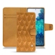 Custodia in pelle Samsung Galaxy S20 FE - Or Maïa - Couture