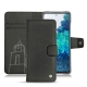 Samsung Galaxy S20 FE leather case - Negre poudro