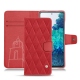 Housse cuir Samsung Galaxy S20 FE - Rouge troupelenc - Couture