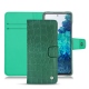 Housse cuir Samsung Galaxy S20 FE - Crocodile pino
