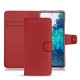 Samsung Galaxy S20 FE leather case - Rouge PU