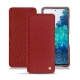 Samsung Galaxy S20 FE leather case - Tomate ( Pantone 187C ) 