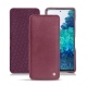 Samsung Galaxy S20 FE leather case - Prune vintage ( Pantone 512C ) 