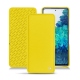 Housse cuir Samsung Galaxy S20 FE - Jaune fluo