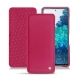 Housse cuir Samsung Galaxy S20 FE - Rose fluo
